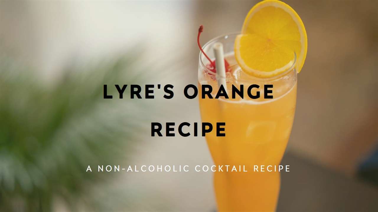 Lyre's Italian Orange Recipe